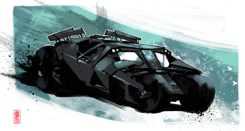 Illustration for article titled DeLoreans, Light Cycles and Landspeeders: Gorgeous Fan Art of Science Fiction's Coolest Rides